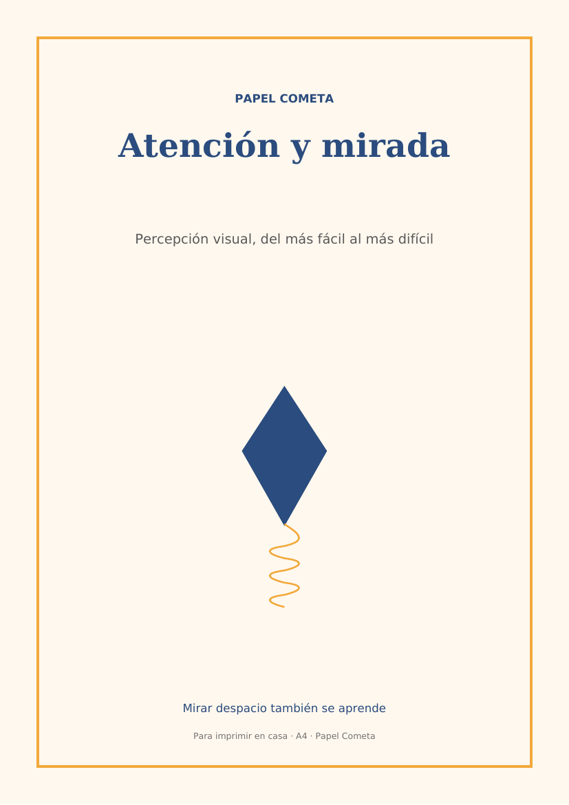 Portada de Atención y mirada
